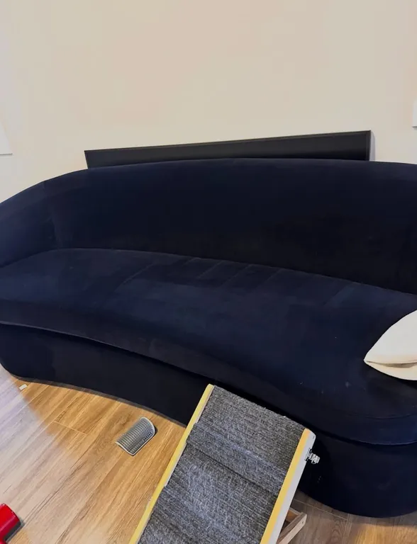 Sofa deep clean — after