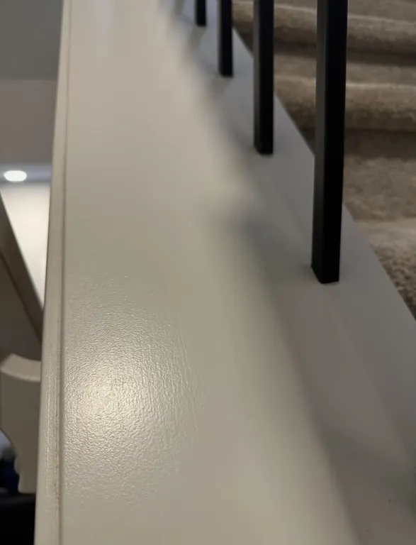 Staircase railing — after