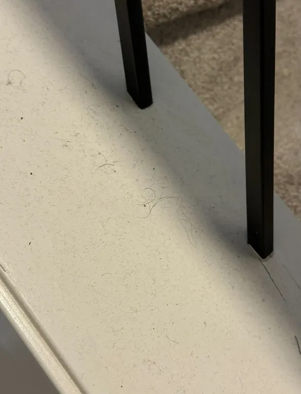 Staircase railing — before